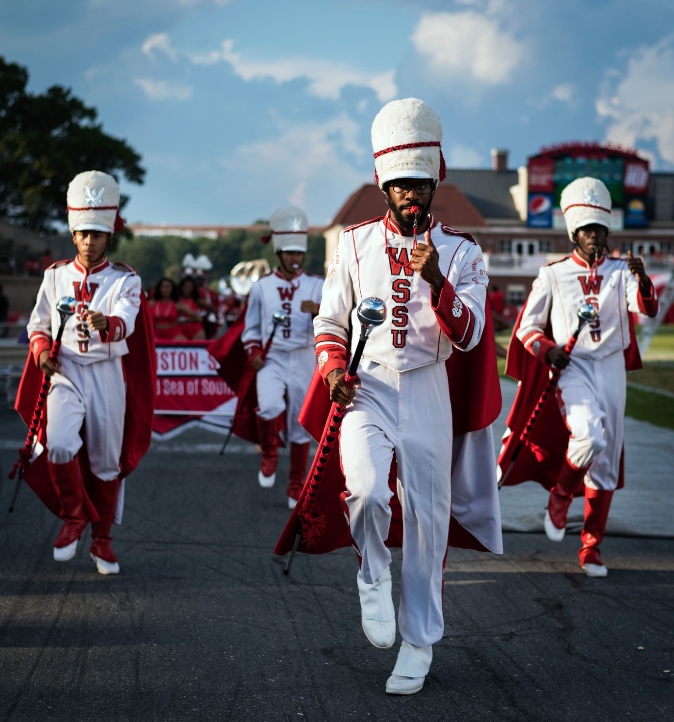Winston-Salem State Drum Majors
